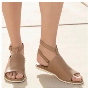 SOREL Ella Mule  Women's Leather Ankle Strap Sandals